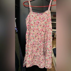 Old Navy pink floral sundress. Size large